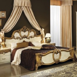 Кровать Barocco Avorio oro