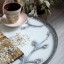 Декоративный столик Орхидея Фиори Айс Античное серебро