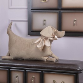Подушка декоративная Собака Бетти Беж