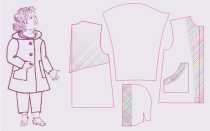 Выкройка пальто для девочки: лучшие варианты для юных леди