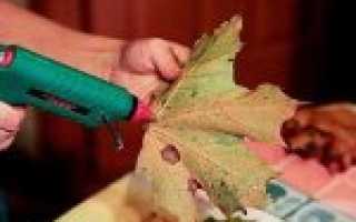 Осенний бал мода платья своими руками из салфетка листья